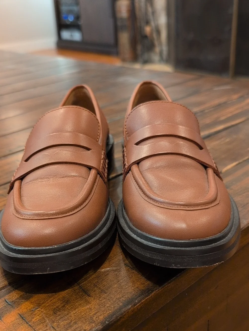 Madewell Vernon Leather Loafers Penny Loafer - Picture 2 of 9